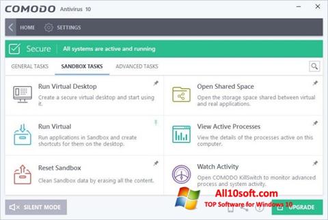 Screenshot Comodo Antivirus para Windows 10