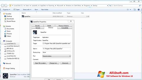 Screenshot SpeedFan para Windows 10