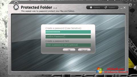 Screenshot Protected Folder para Windows 10