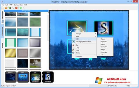 Screenshot DVDStyler para Windows 10