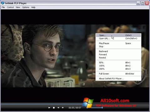 Screenshot FLV Player para Windows 10