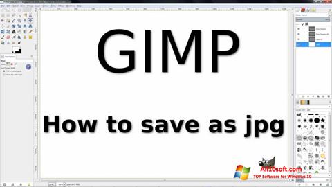 Screenshot GIMP para Windows 10