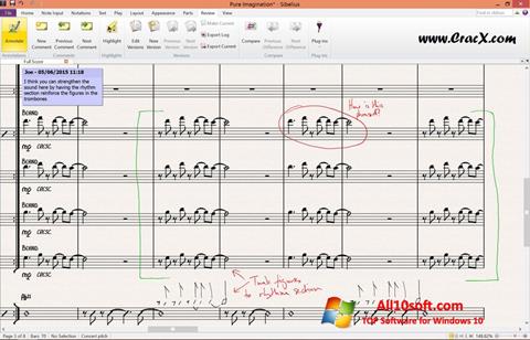 Screenshot Sibelius para Windows 10