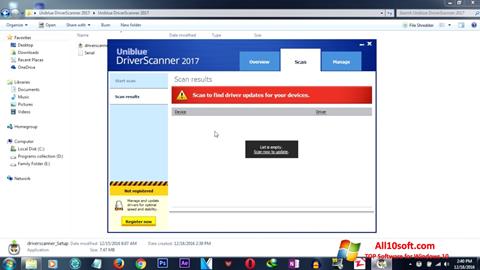 Screenshot DriverScanner para Windows 10