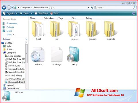Screenshot Windows 7 USB DVD Download Tool para Windows 10