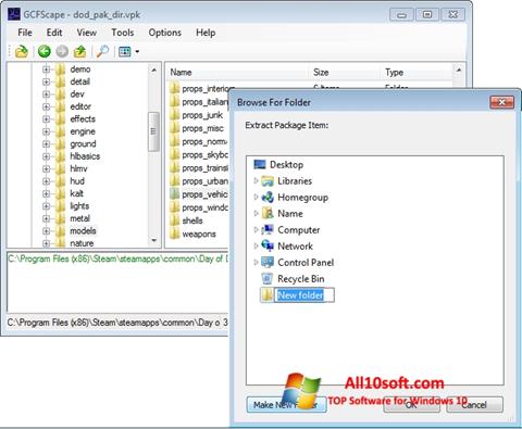 Screenshot GCFScape para Windows 10