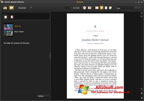 Screenshot Adobe Digital Editions para Windows 10