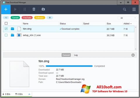 Screenshot Free Download Manager para Windows 10