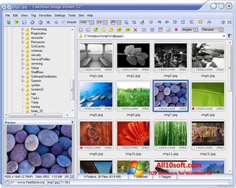 Screenshot FastStone Image Viewer para Windows 10