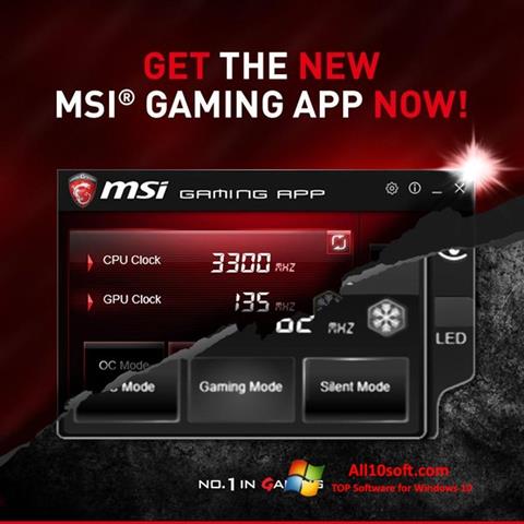 Screenshot MSI Gaming App para Windows 10
