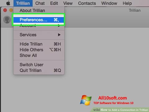 Screenshot Trillian para Windows 10
