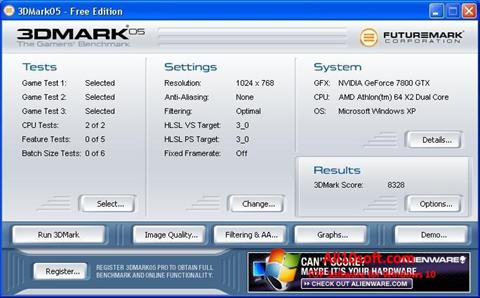 Screenshot 3DMark para Windows 10