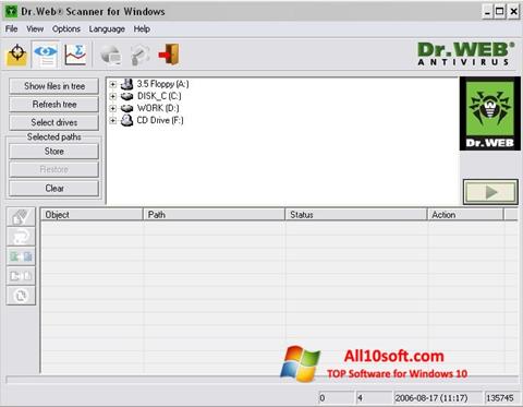 Screenshot Dr.Web para Windows 10