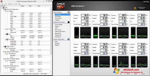 Screenshot AMD Overdrive para Windows 10
