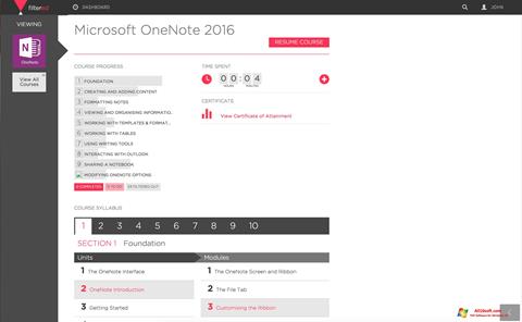 Screenshot Microsoft OneNote para Windows 10