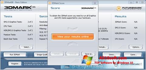 Screenshot 3DMark06 para Windows 10