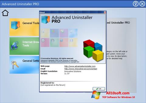 Screenshot Advanced Uninstaller PRO para Windows 10