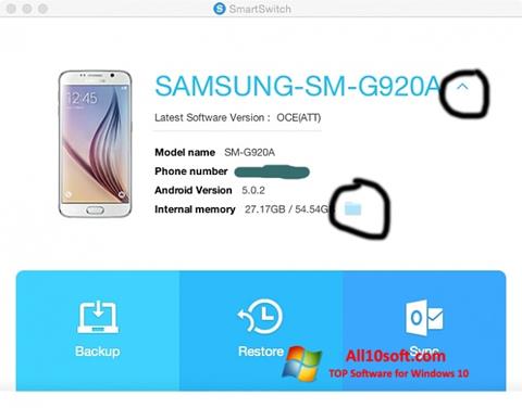 Screenshot Samsung Smart Switch para Windows 10