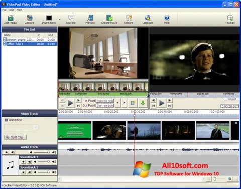 Screenshot VideoPad Video Editor para Windows 10