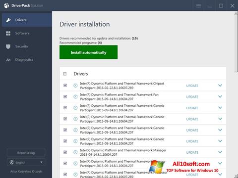 Screenshot DriverPack Solution Online para Windows 10