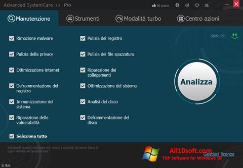 Screenshot Advanced SystemCare Pro para Windows 10