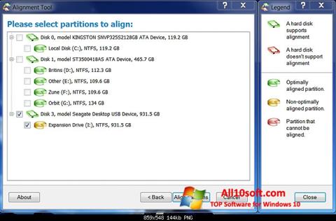Screenshot Paragon Alignment Tool para Windows 10
