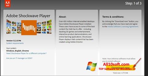 Screenshot Shockwave Player para Windows 10