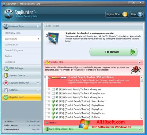 Screenshot SpyHunter para Windows 10