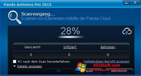 Screenshot Panda Antivirus Pro para Windows 10