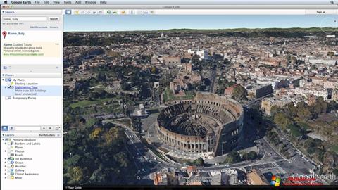 Screenshot Google Earth para Windows 10