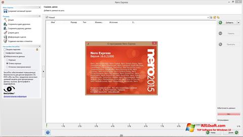 Screenshot Nero Express para Windows 10