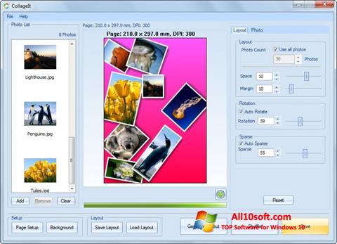 Screenshot CollageIt para Windows 10