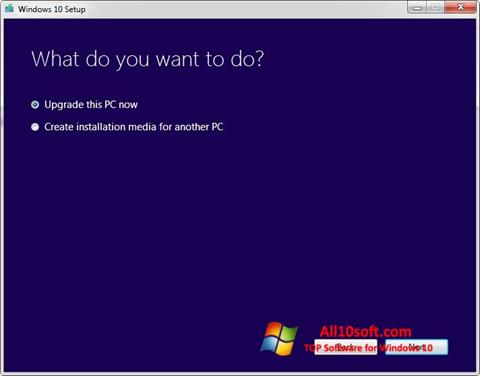 Screenshot Media Creation Tool para Windows 10
