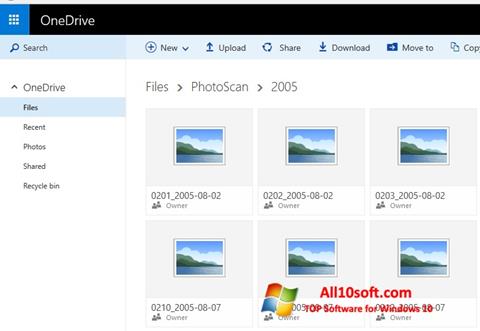 Screenshot OneDrive para Windows 10