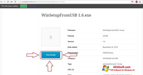 Screenshot WinSetupFromUSB para Windows 10