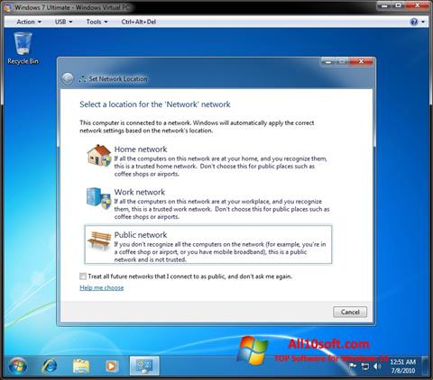 Screenshot Windows Virtual PC para Windows 10