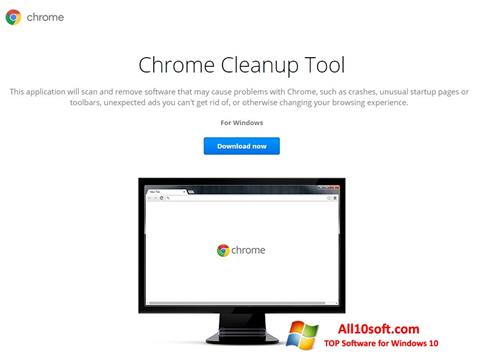 Screenshot Chrome Cleanup Tool para Windows 10