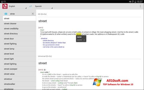 Screenshot ABBYY Lingvo para Windows 10