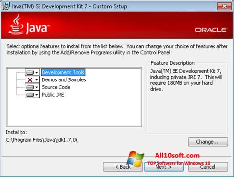 Screenshot Java Development Kit para Windows 10