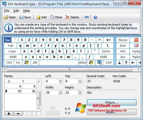 Screenshot Virtual Keyboard para Windows 10