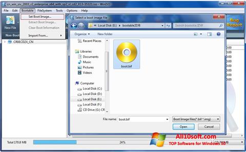Screenshot WinISO para Windows 10
