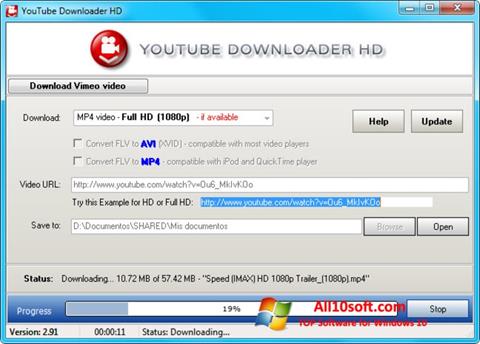 Screenshot Youtube Downloader HD para Windows 10
