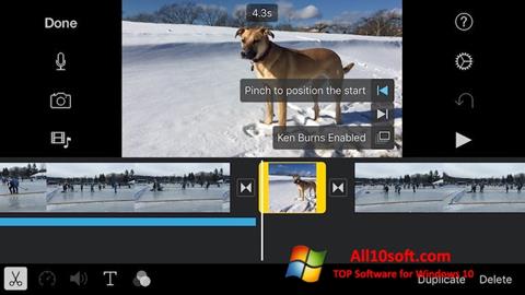Screenshot iMovie para Windows 10