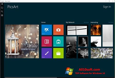 Screenshot PicsArt para Windows 10