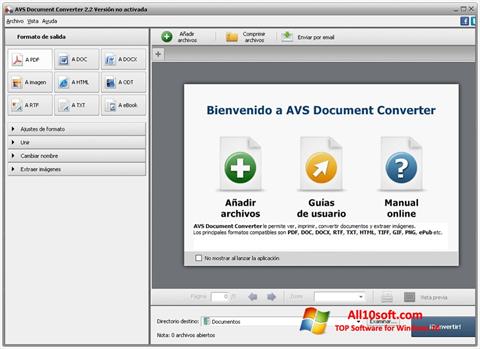 Screenshot AVS Document Converter para Windows 10