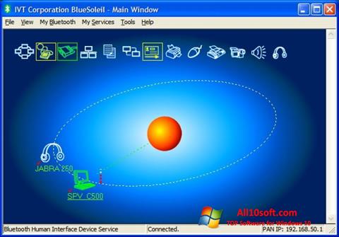 Screenshot BlueSoleil para Windows 10