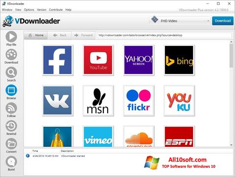 Screenshot VDownloader para Windows 10