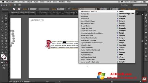Screenshot Adobe Illustrator para Windows 10