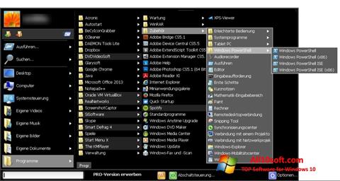 Screenshot Start Menu X para Windows 10
