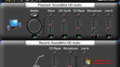 Screenshot SoundMAX para Windows 10